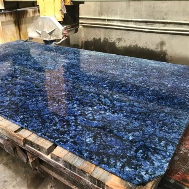 Гранитные плиты Blue Bahia