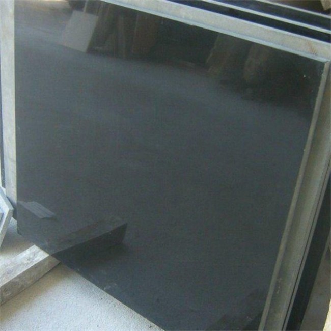 Полированная монгольская плитка из черного гранита для облицовки стен