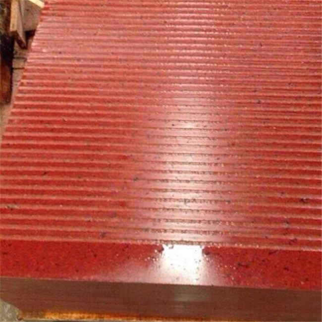 Carreaux de revêtement de mur extérieur en granit rouge de Chine