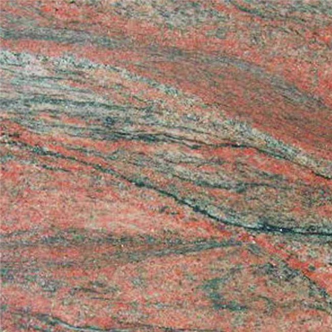 Granit rouge multicolore
