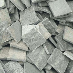 1 sisi split alami dan 5 sisi potongan granit batu bulat