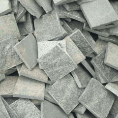 G654 batu bulat granit abu-abu gelap