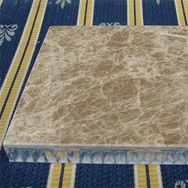 حجر رخام ألومنيوم على شكل قرص العسل