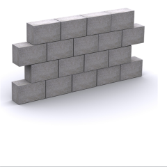Mur de briques en béton