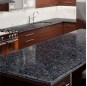 Meja dapur granit Blue Pearl