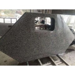 Meja dapur granit hexagon nero impala