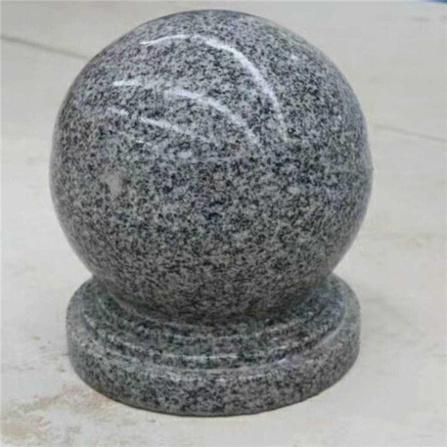 Boules de pierre de granit G654, sphères de pierre de jardin de boules de granit