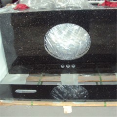 Waschtischplatten aus schwarzem Galaxy-Granit
