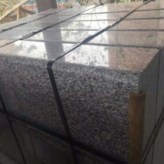Polierte G623 silbergraue Granit-Randbordsteine