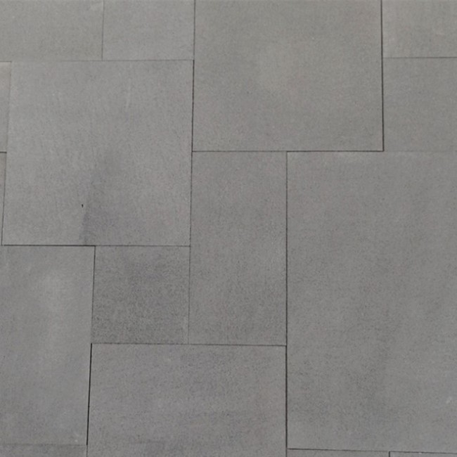 Kalkstein-Terrassenpflaster mit französischem Muster