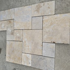 Honed surface beige limestone