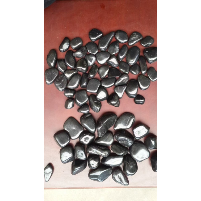 Black pebble stone