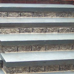 Langkah-langkah luar Blue Stone blustone tangga tangga