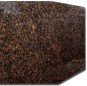 Dalles de granit brun baltique