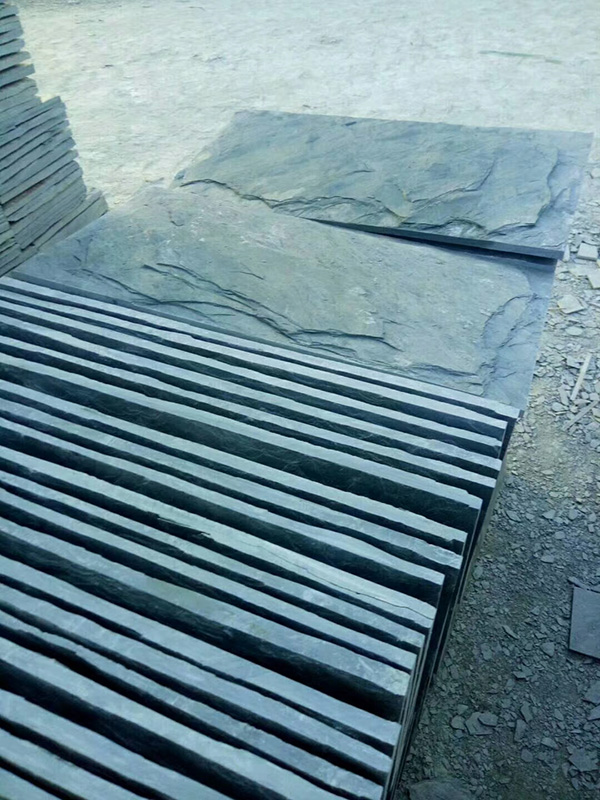 Green slate cladding for buildings