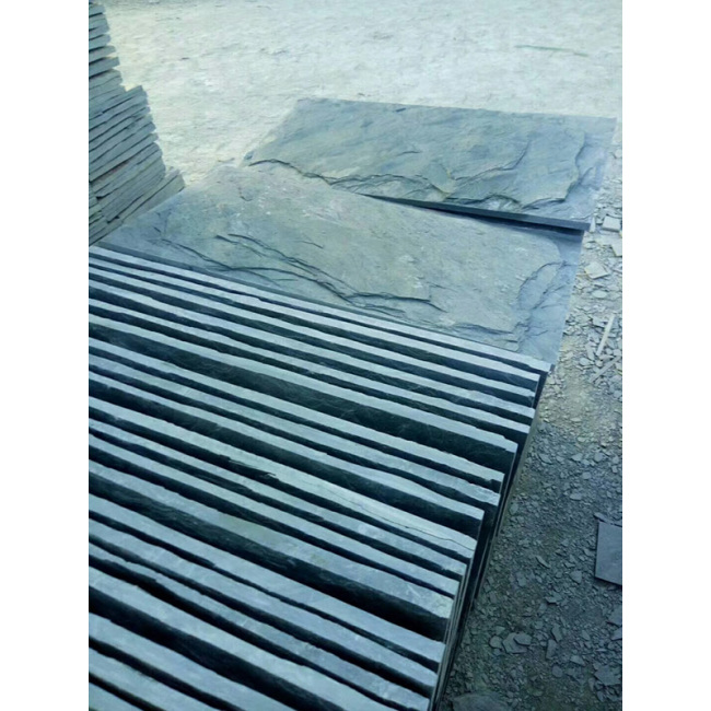 Green stone wall tiles