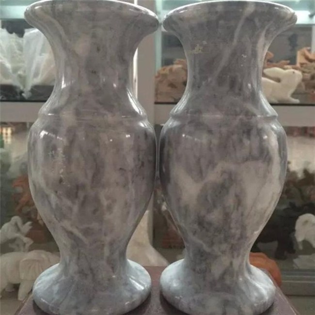 Мраморная каменная ваза
