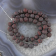 matte china mineral flower red stone