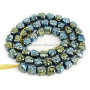 HB3113 2017 Rainbow gold plated hematite laughing buddha head shape beads,Yoga buddha head charm beads in bulk