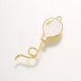 JS1570 Gold Plated brass metal multi colored enamel balloon charms Pendant