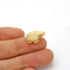 OB038 Little Miniature Reptile Charm,Ox bone carved,Tortoise,turtle charm pendant