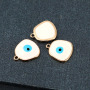 JS1523 Newest Gold Plated Enamel turkey Evil Eyes Charm Pendants Spiritual Religious Jewelry Supplies