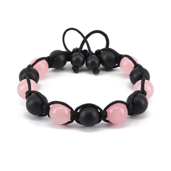 BN5166 Fashion Handmade Braided Beaded Bracelet,Gemstone Woven Wrap Bracelet