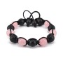 BN5166 Fashion Handmade Braided Beaded Bracelet,Gemstone Woven Wrap Bracelet