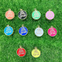 JS1592 18k Gold Plated brass metal enamel be free caps charms Pendant