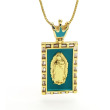 6# Mary turquoise pendant necklace