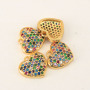 CZ7603 Mini Minimal CZ Jewelry Charms Tiny Small Dainty CZ Micro Pave Charms