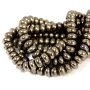 PB1111Natural Pyrite Gemstone Abacus Loose Beads,Natural Golden Pyrite Roundel Rondelle Beads