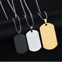 High quality customized logo laser engraved stainless steel dogtags military sublimation wholesale High quality customized logo laser engraved stainless steel dogtags military sublimation wholesale