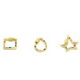 CZ8362 18K Gold Plated Pendant,rainbow CZ Micro Pave heart star Geometric hand Charm