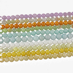 YJ1124 High quality colorful dyed jade stone beads