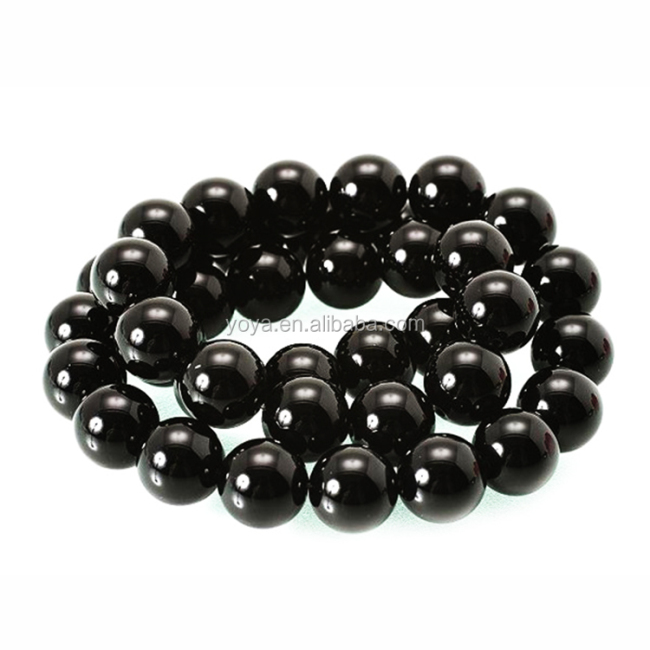 AB0001 4mm,6mm,8mm.10mm A grade Smooth Round Black Agate Onyx Beads, Agate Stone Beads for Jewellery Making
