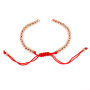 BCL1186 Half finished 4MM silver rose gold gunmetal round beads macrame bracelet,4mm metal beads adjustable bracelet