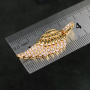 CZ7480  Silver Gold Rose Gold Gunmetal Plated CZ Micro Pave Angel Wing Pendant Charm