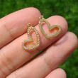 #12 heart/gold