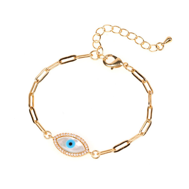 BC1276 Adjustable Evil eyes Hamsa Hand Charms bracelets,CZ Heart Hand Shape Greek Shell Evil eyes Bracelet