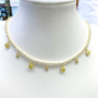 NZ1253 fashion minimal heart charm diamond women necklace,trendy dainty mini cz paved heart ladies necklace