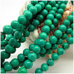 TB0123 4mm 6mm 8mm 10mm 12mm Natural Green Turquoise Round Beads