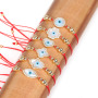 BC1277 Fashion Adjustable Red String Evil Eyes Charms Bracelet , Hand Heart Flower Shape Eye Bracelet For Gifts