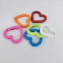 JF1321 Enamel Neon Heart Snap Clip Trigger Clasps Spring Buckle for Jewelry Necklace Making