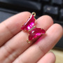 CZ8358 Jewelry rainbow clear colored CZ Zircon glass crystal Charms butterfly pendant