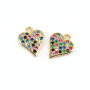 CZ7984 Chic White CZ Micro pave Heart Starburst Crescent Eye Triangle Pendants