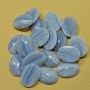 GC1102 High Quality Natural Blue Lace Agate Chalcedony Oval Cabochons
