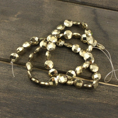 HB3120 Newest faceted gold Hematite rondelle beads,loose hematite spacer beads for bracelet necklace making HB3120 Newest faceted gold Hematite rondelle beads,loose hematite spacer beads for bracelet necklace making