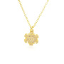 NM1221 New Party Favors Xmas Gift 18K Gold Plated CZ Micro Pave Enamel Christmas Tree Santa Chain Necklace