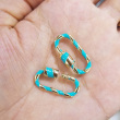 turquoise/gold